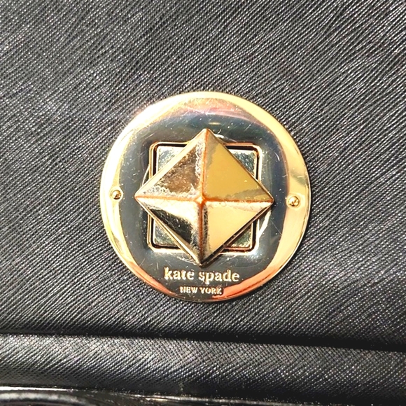 Kate Spade Newbury Lane Black Leather Mini Crossbody Bag - Picture 9 of 15